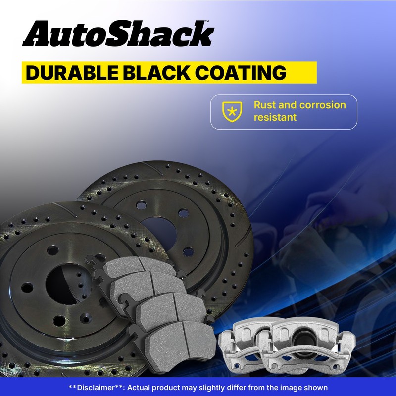 Front Rear Drilled Slotted Brake Rotors Pads Calipers for Chrysler, 200 13-14 gallery