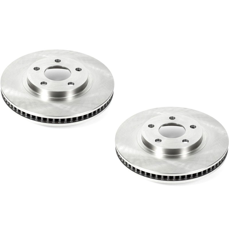 SET-P15AR8255-2 Powerstop Brake Discs 2-Wheel Set Front for Chevy Olds De Ville