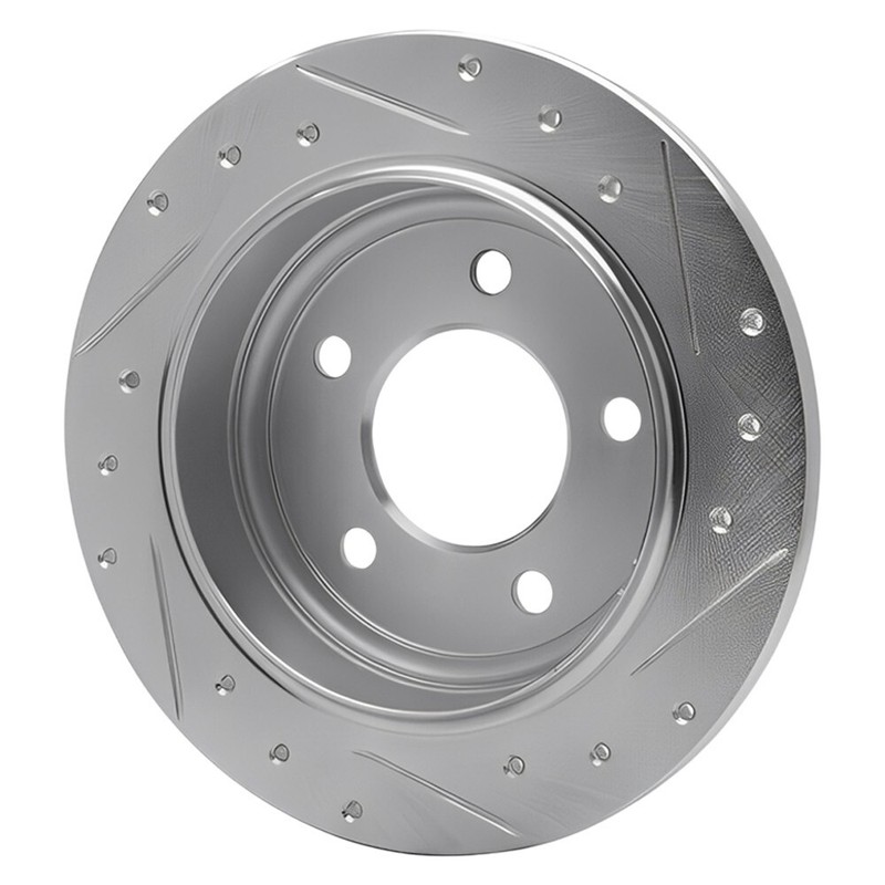 Rear Right & Rear Left Drilled & Slotted Brake Rotors For Chrysler 300M 04-99 gallery
