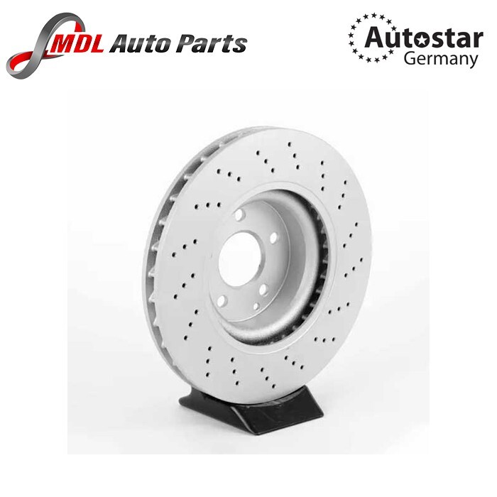 AutoStar Germany Brake Discs Pair Vented fits MERCEDES E320 S211, 2304210812