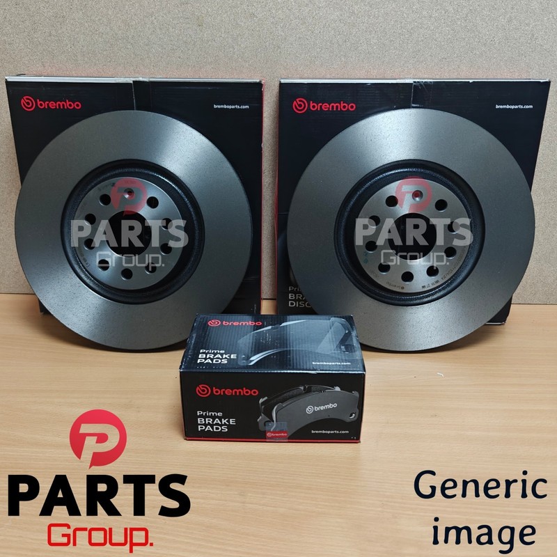 FOR AUDI Q7 55 TFSI 2019+ BREMBO FRONT DISCS 349MM & BREMBO PADS