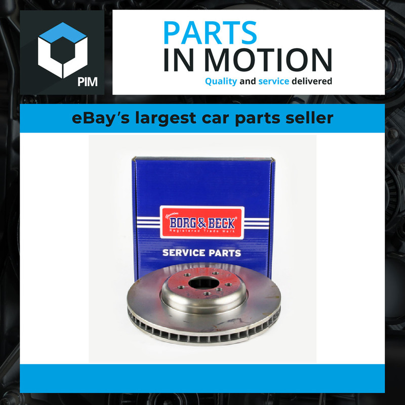 Brake Disc Single Vented fits BMW 750 F01 4.4 Front Right 08 to 15 374mm B&B New