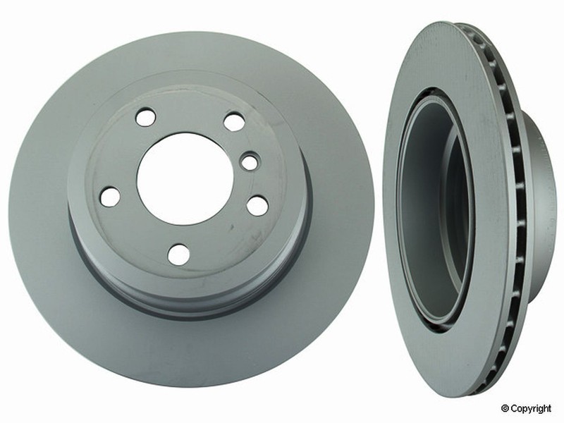 2 ZIMMERMANN REAR Brake Disc Rotor For BMW NON M PERFORMANCE Brakes x5 x6 VERIFY