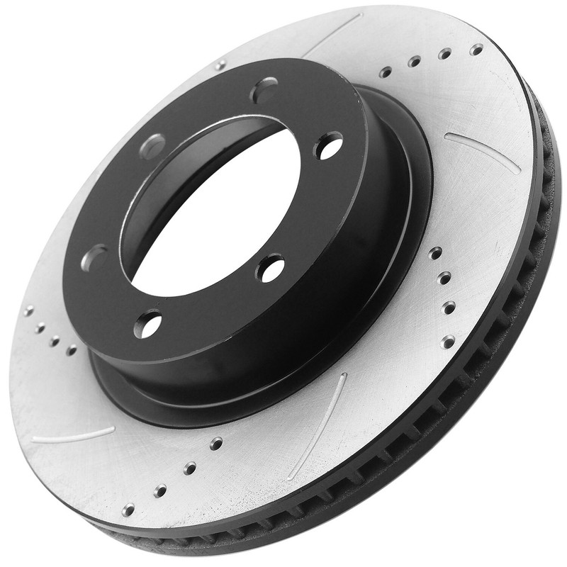 Front Drilled Disc Rotors and Brake Pads FitsToyota Tacoma FJ Cruiser 4Runner gallery