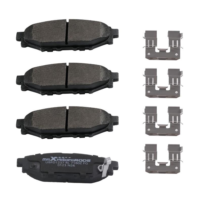 Rear Brake Rotors and Pads Set for Subaru Legacy Outback 2010-2014/BRZ 2013-2016 gallery
