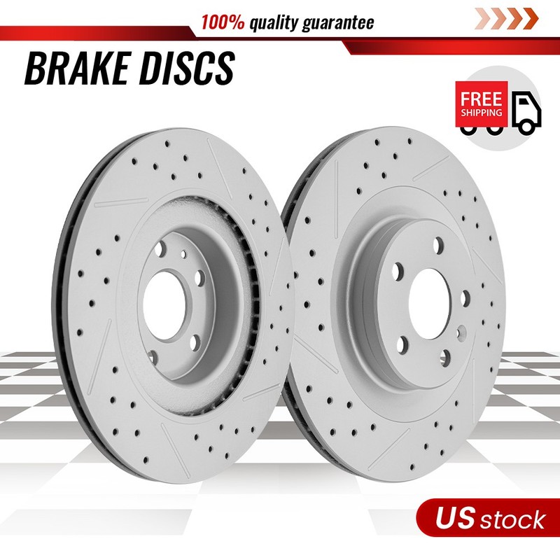 320mm Drilled Rear Disc Brake Rotors for Volvo XC90 XC60 V60 V90 Cross Country