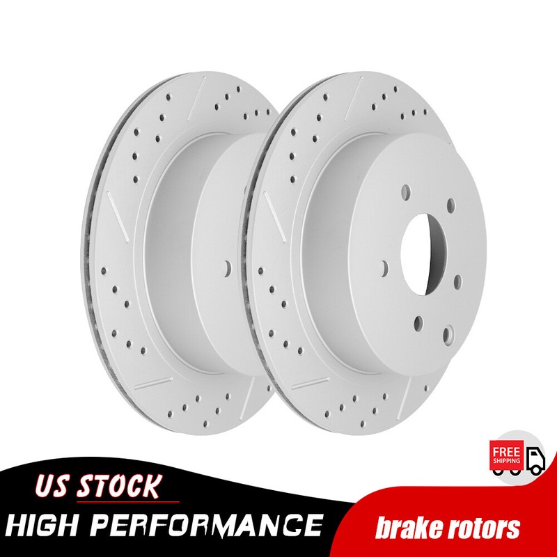 308mm Rear Drilled Brake Rotors for Nissan Murano Pathfinder Infiniti FX35 Q50