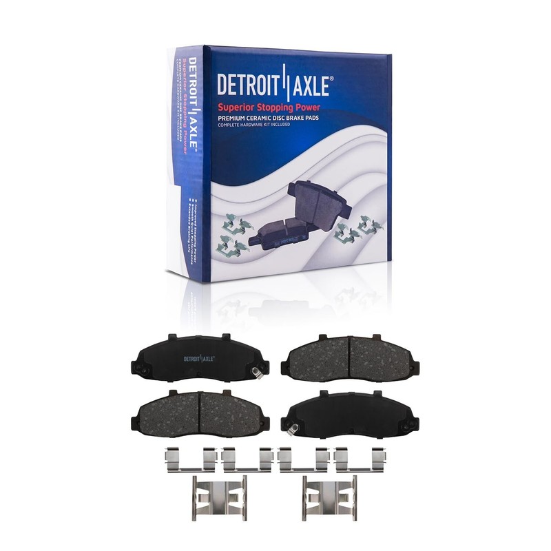 12.13 inch Front Drilled Rotors & Brake Pads for Ford F-150 Lincoln Blackwood gallery