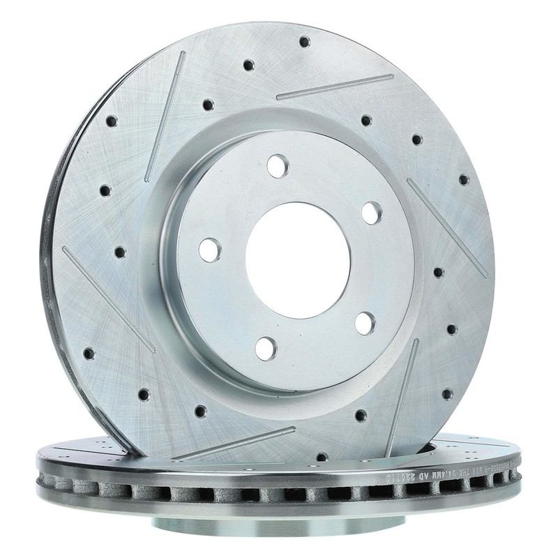 Brake Discs 2-Wheel Set Front for Mitsubishi Outlander Sport Jeep Patriot Lancer gallery