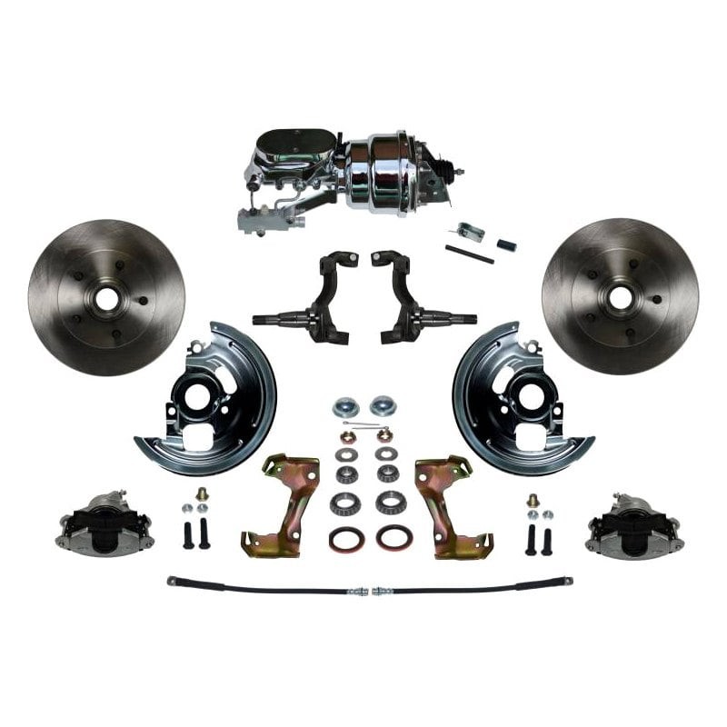 For Chevy Camaro 67-69 LEED Brakes Plain Front Disc Brake Conversion Kit