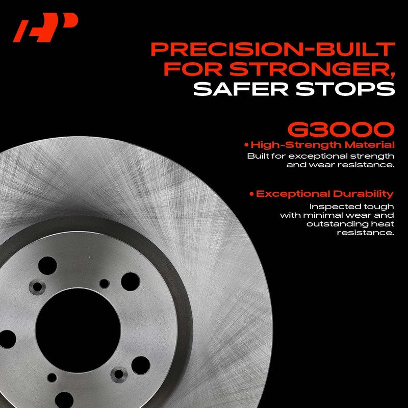 A-Premium Disc Brake Rotors for Front Honda Pilot 2009-2015 Acura MDX ZDX RLX gallery