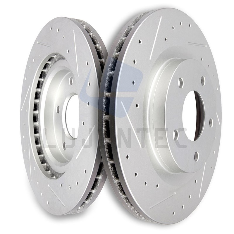 Front Brake Discs Rotors For 2011 2012 2013 2014 Chrysler 200 Vented Drilled