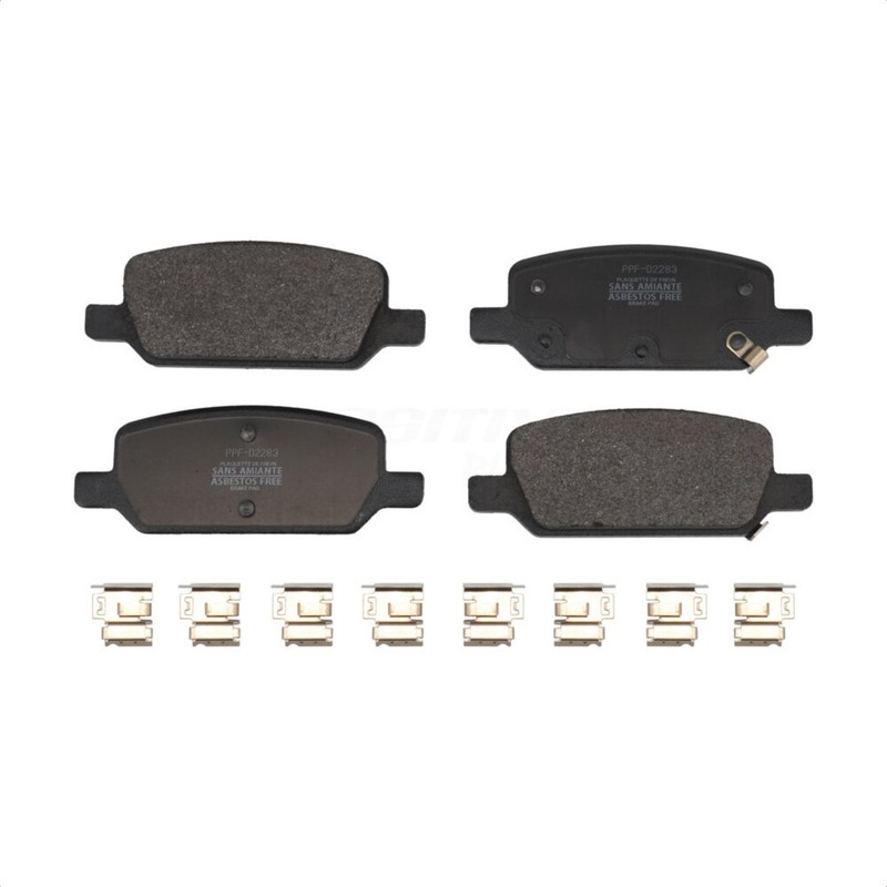 Positive Plus PPF-D2283 Brake Pad Sets 2-Wheel Set Rear for Tesla 3 Y 2020-2022