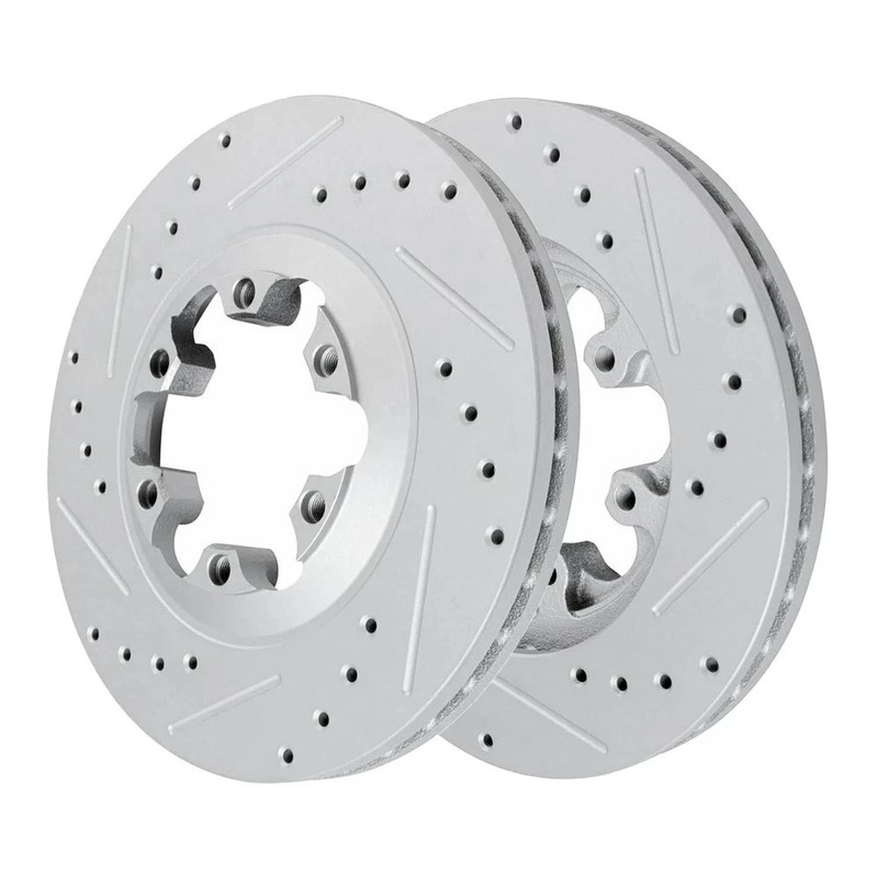 Front Drilled Rotors & Pads Chevy Colorado GMC Canyon Isuzu I-290 I-370 gallery