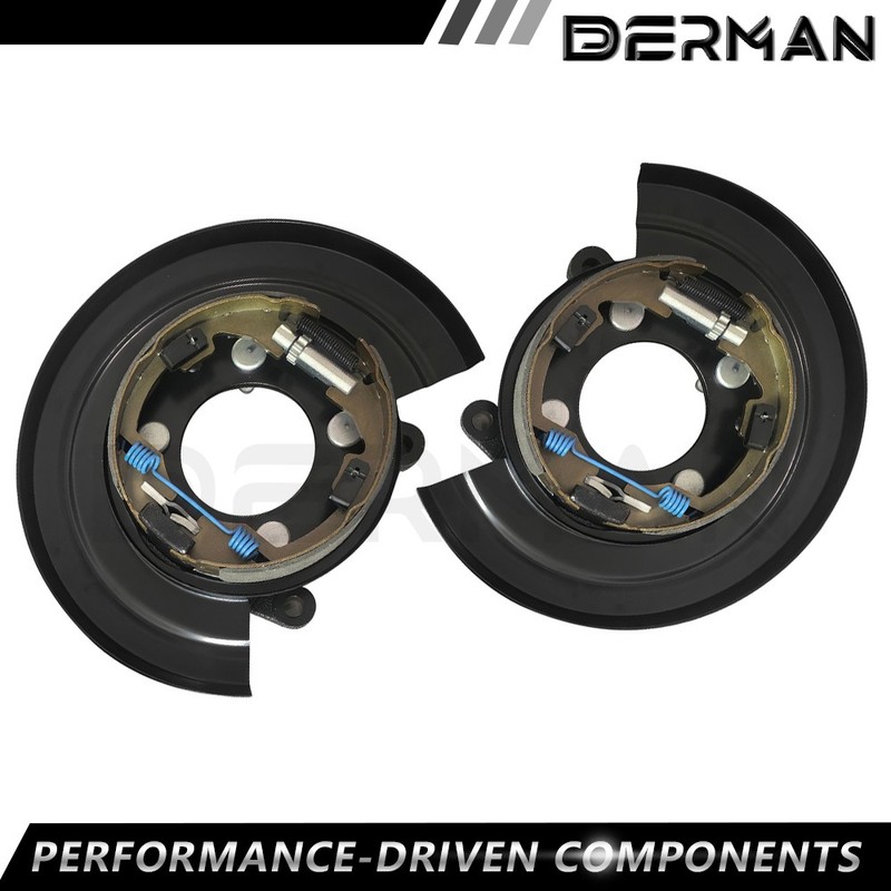 Rear Left & Right Loaded Brake Backing Plate For Ford 05-2012 F-Series 926272 x2