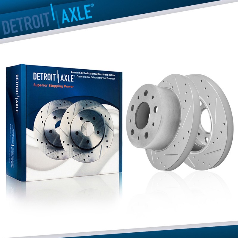 11.01″ Rear Drilled Slotted Disc Brake Rotors for Ram ProMaster 1500 2500 3500
