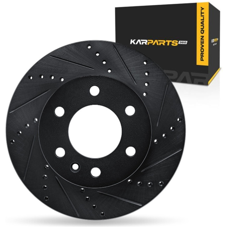 For Volkswagen Crafter 2016 2017 Brake Rotor | Black | 1.10in. Nominal Thickness