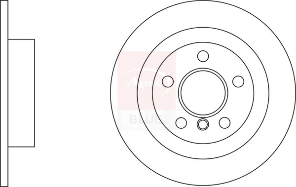 2x Brake Discs Pair Solid fits MINI COUNTRYMAN COOPER F60 2.0 Rear 2016 on 280mm