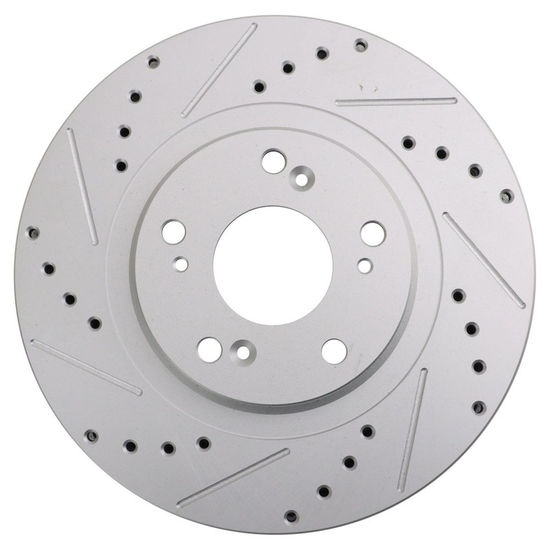 Performance Disc Brake Rotor Drilled & Slotted Front G-Coated Pair gallery