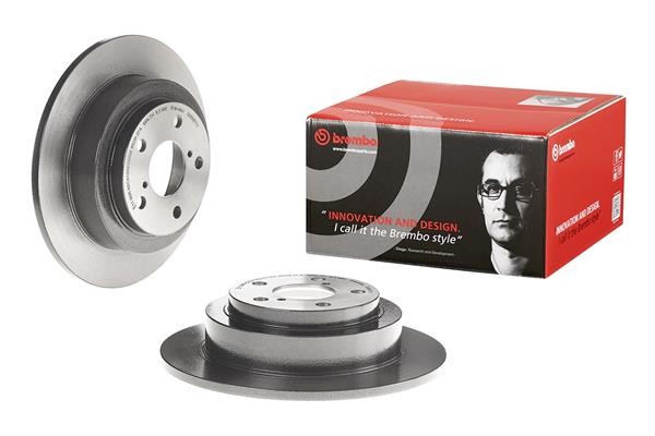 2x Brake Discs Pair Solid fits SUBARU LEGACY BC 1.8 Rear 89 to 94 EJ18SPI 266mm gallery