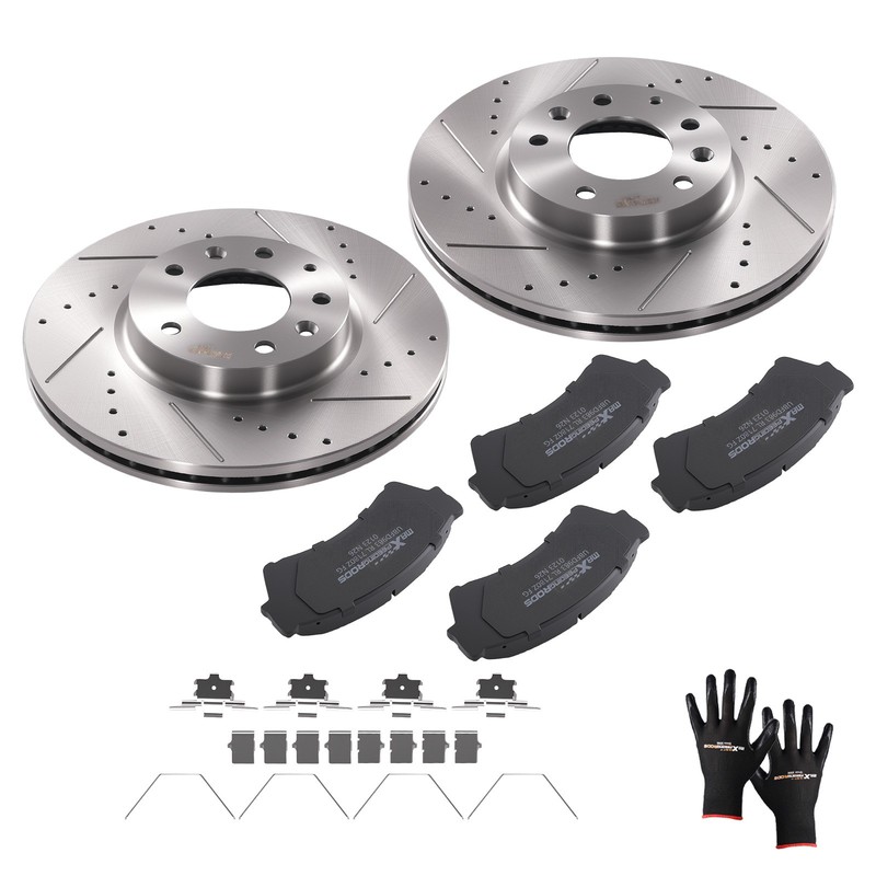 Front Brake Rotors & Ceramic Pads Kit for Lincoln MKZ 2007-12/Zephyr 2006 S54142 gallery