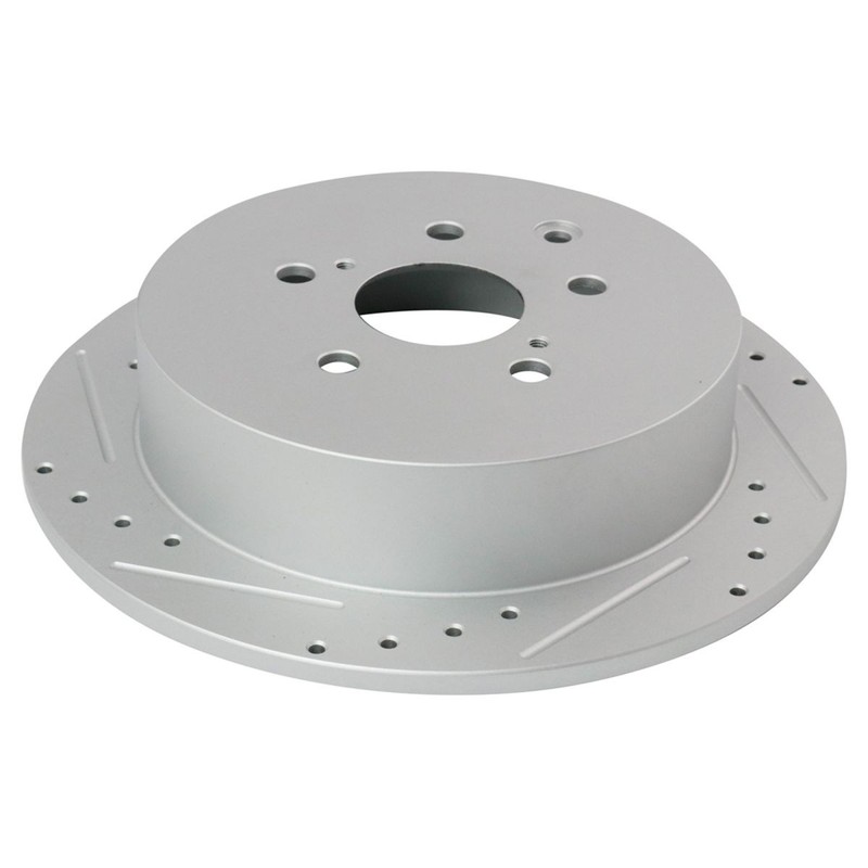 Performance Drilled & Slotted Brake Rotor & Posi Ceramic Pad Rear Set gallery