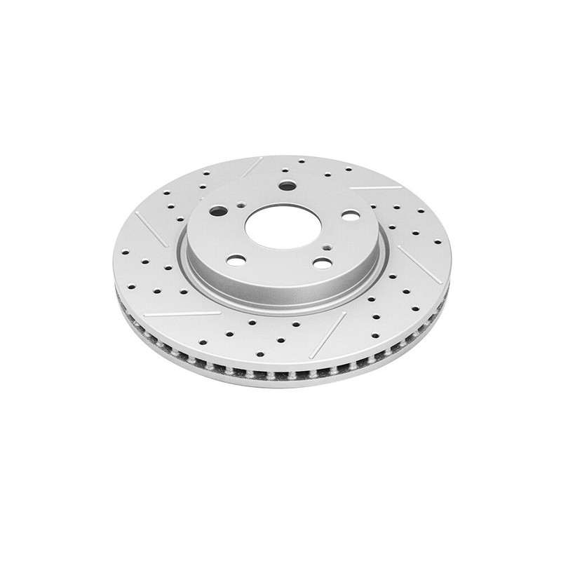 Front Drilled Brake Rotors for 2012 2013 - 2018 Scion XB Toyota Prius-V RAV4 gallery