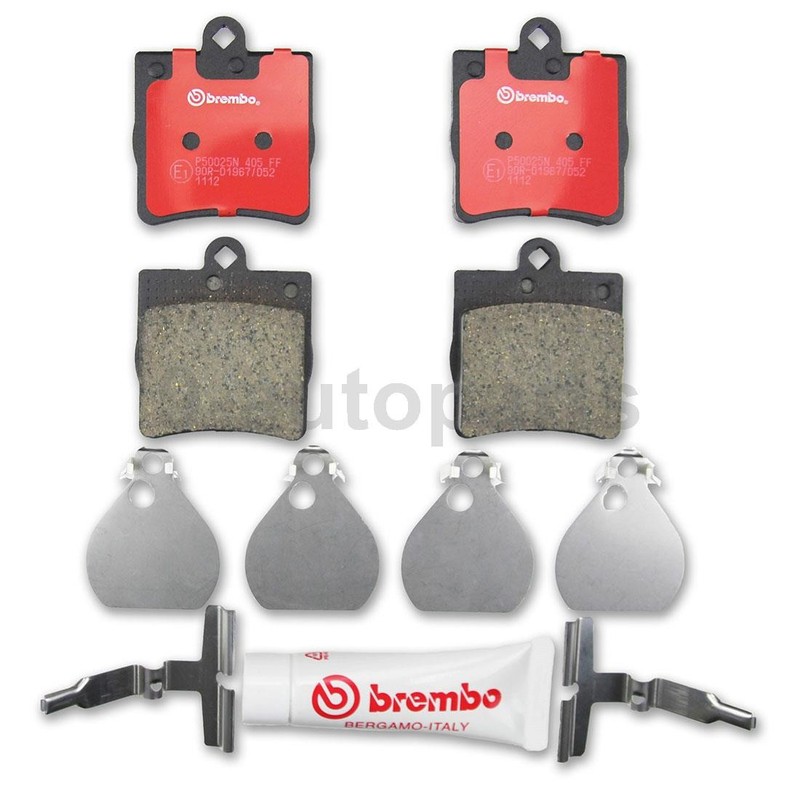 Brembo Front Rear Brake Kit Drilled Rotors Ceramic Pads for 04 - 08 Crossfire gallery