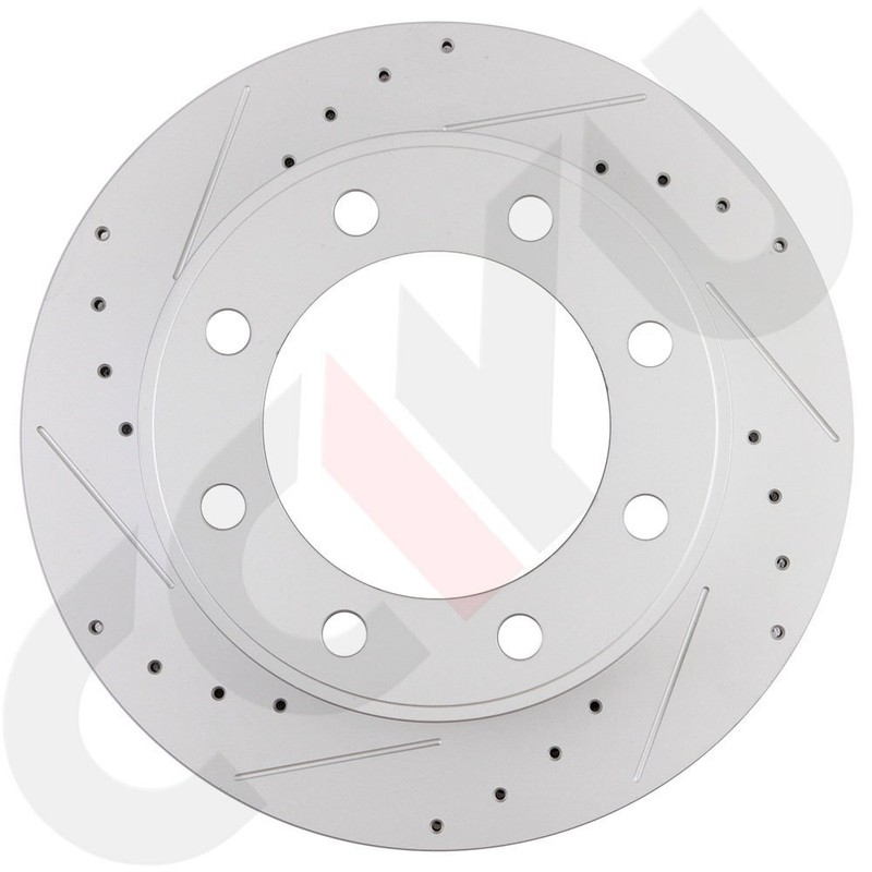 For 1999-2004 Ford Excursion F-250 Front Brake Rotors Discs + Ceramic Pads Kit gallery