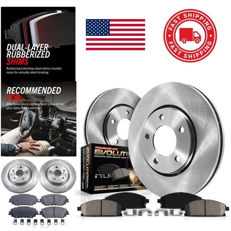 Front Brake Kit for Lexus ES250 ES300h ES350 UX200 UX250h Avalon Z17 Pads Rotors