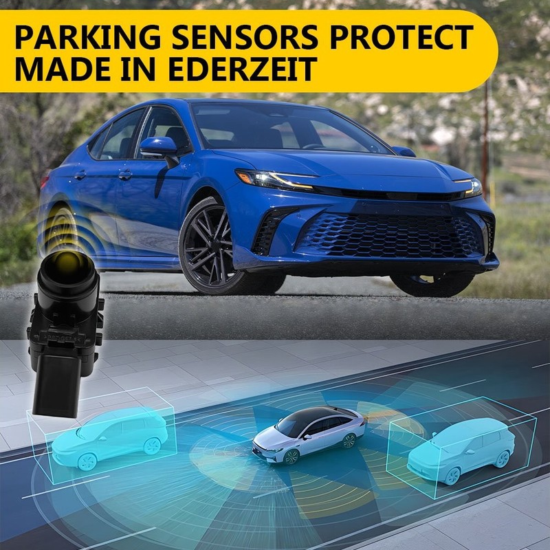 1-10PCS Fit 2021-2025 Toyota Camry Bumper Reverse Parking Sensor 6Pin Front Rear gallery