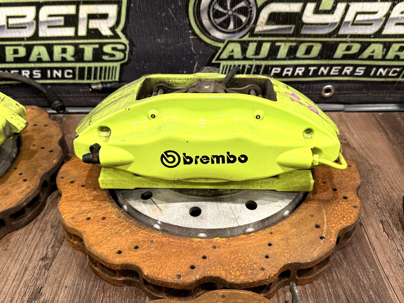 2014-15 AUDI R8 V10 FRONT REAR LEFT RIGHT ROTORS & CALIPERS SET OEM *READ!* gallery