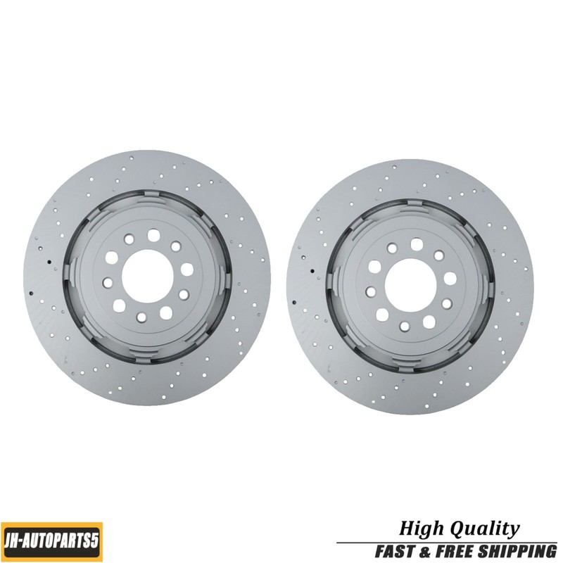 4X Front & Rear Brake Rotors For 2017-24 Alfa Romeo Giulia Stelvio Quadrifoglio gallery