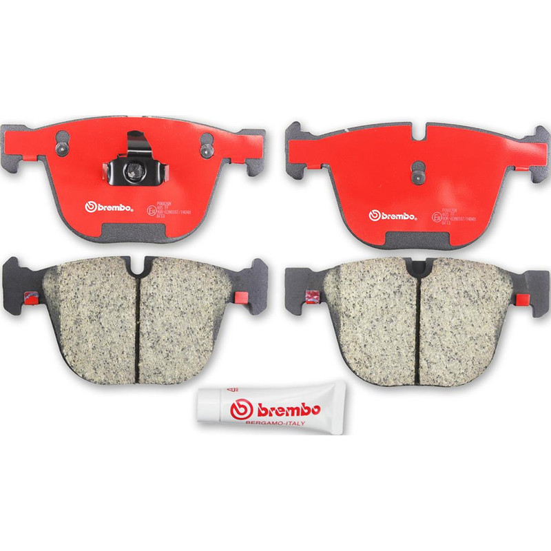 Fits 2005-2006 BMW 760i Front Rear Kit Brake Rotors & Ceramic Brake Pads -Brembo gallery