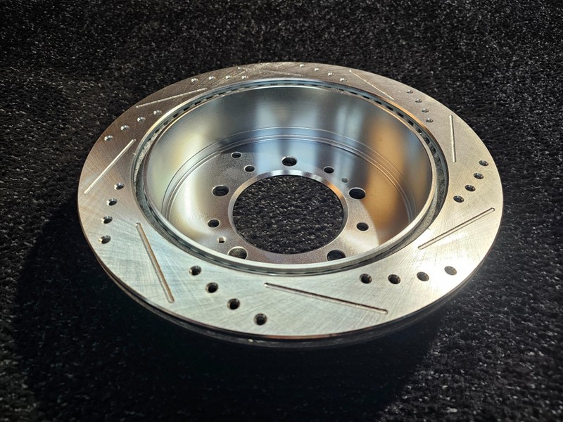 (QTY 2) Drilled & Slotted Disc Brake Rotor H102412108 BRS31483 16MM Min Thick. gallery