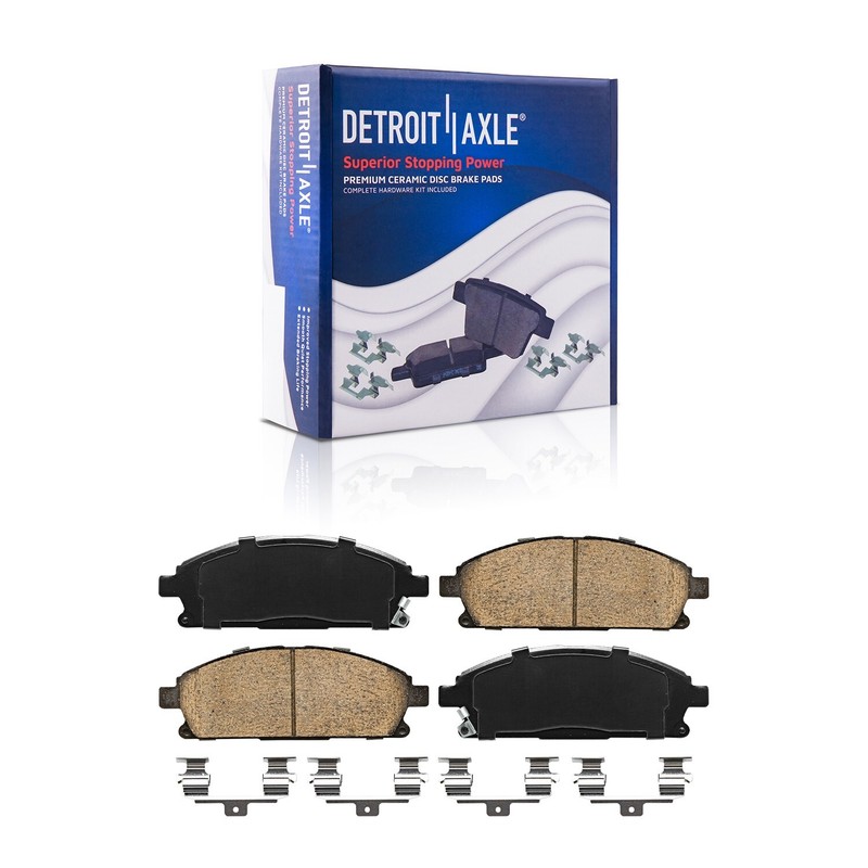Front Drilled Disc Brake Rotors Ceramic Brake Pads for 2003-2006 Acura MDX 3.5L gallery