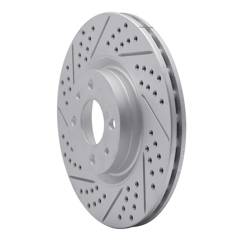 For Fiat 500 2015 Brake Rotor | Drilled And Slotted | 59mm. Center Hole Diameter gallery