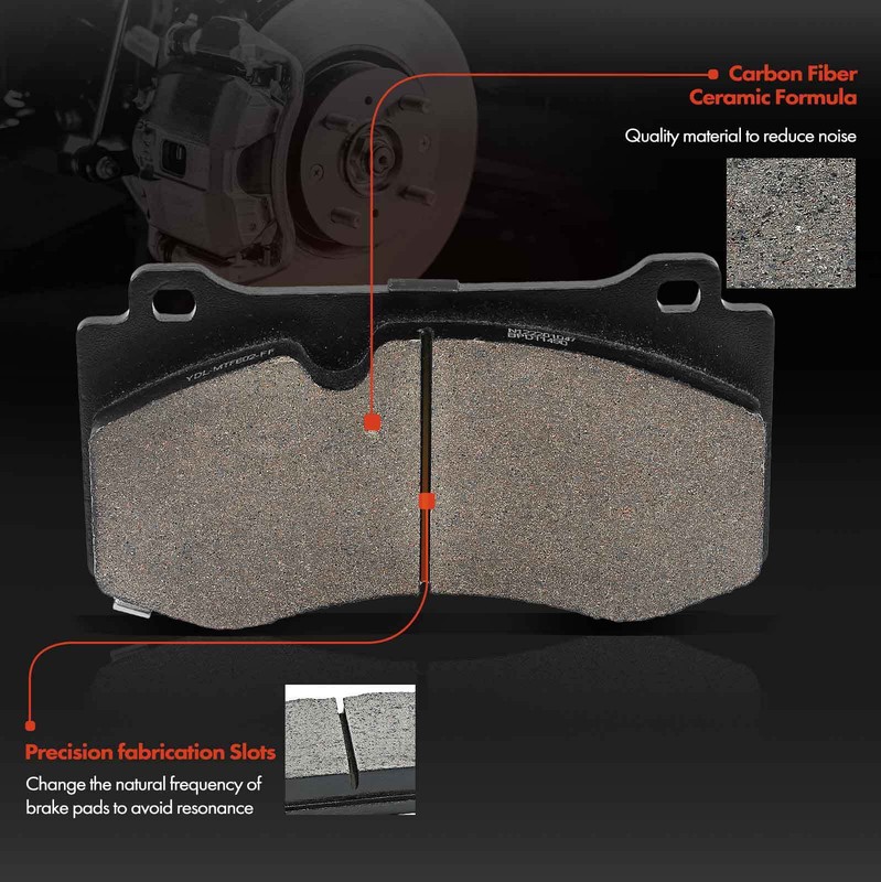 New Drilled Brake Rotor & Ceramic Brake Pads for Dodge Challenger Chrysler Front gallery