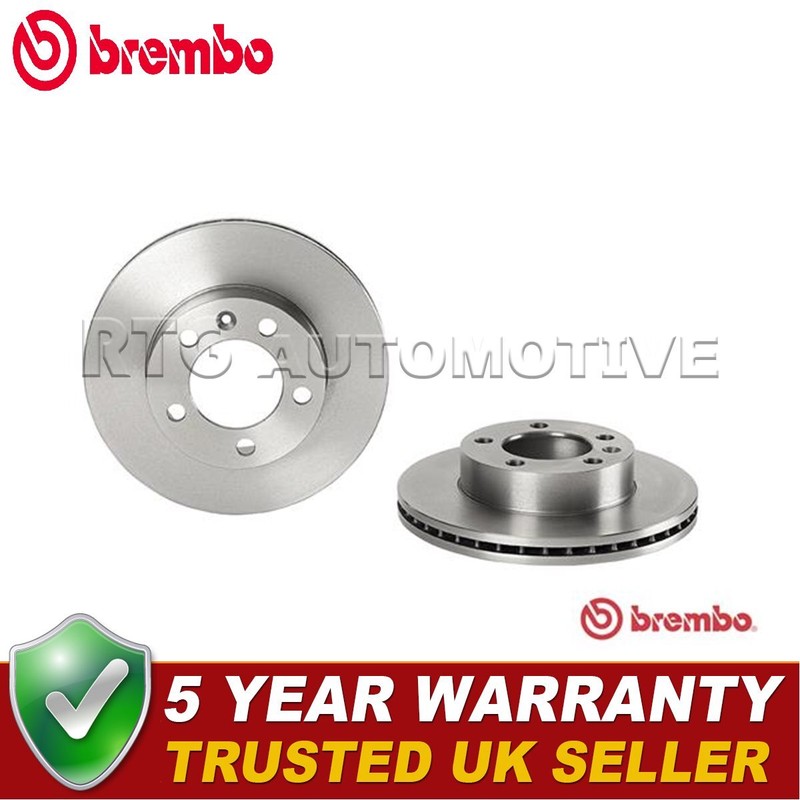 Brembo Front Brake Disc Fits Renault Master 2010- Vauxhall Movano 2010-