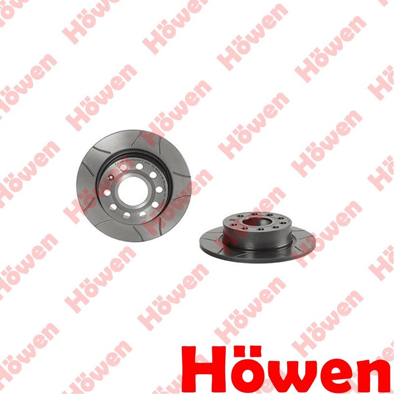 Fits Golf Caddy Scirocco Octavia A3 Leon 2x Discs Rear Howen #3