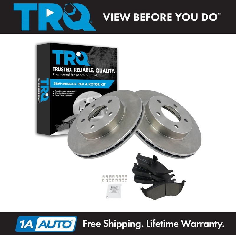TRQ Front Brake Pad & Disc Rotor Kit for Concorde LHS Yorker Intrepid Vision