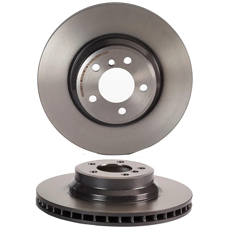 Brembo Pair Set of 2 Front Brake Disc Rotors Vented 348mm For BMW E65 7 Series