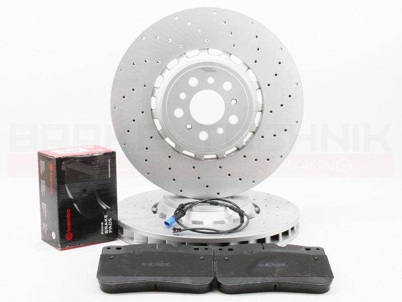 FOR BMW M4 COMPETITION XDRIVE G83 FRONT REAR PERFORMANCE DISCS BREMBO PADS SET gallery