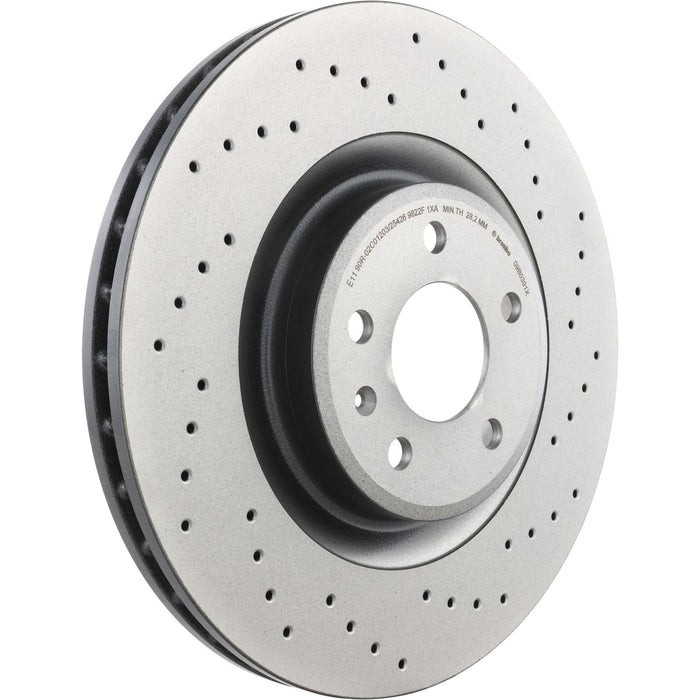 Brembo 09.B039.1X Front Premium Xtra Cross Drilled Rotor for 2010-2011 Audi S4
