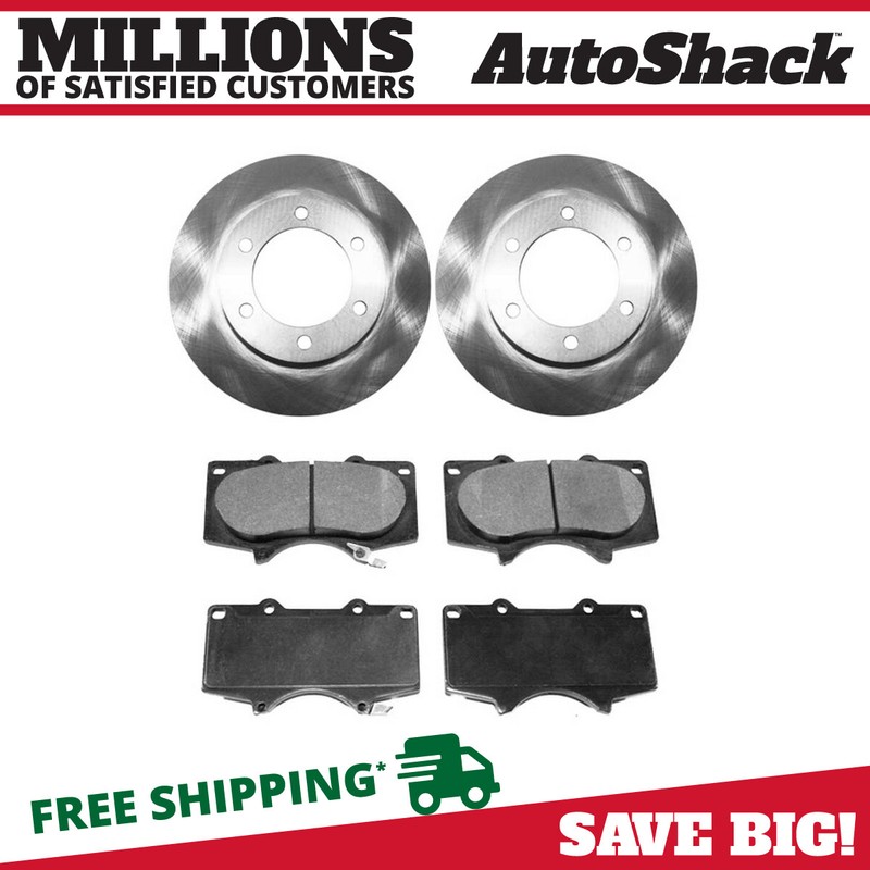 Front Brake Rotors & Pads for 2000-2006 Toyota Tundra 2001-2007 Sequoia 4.7L V8