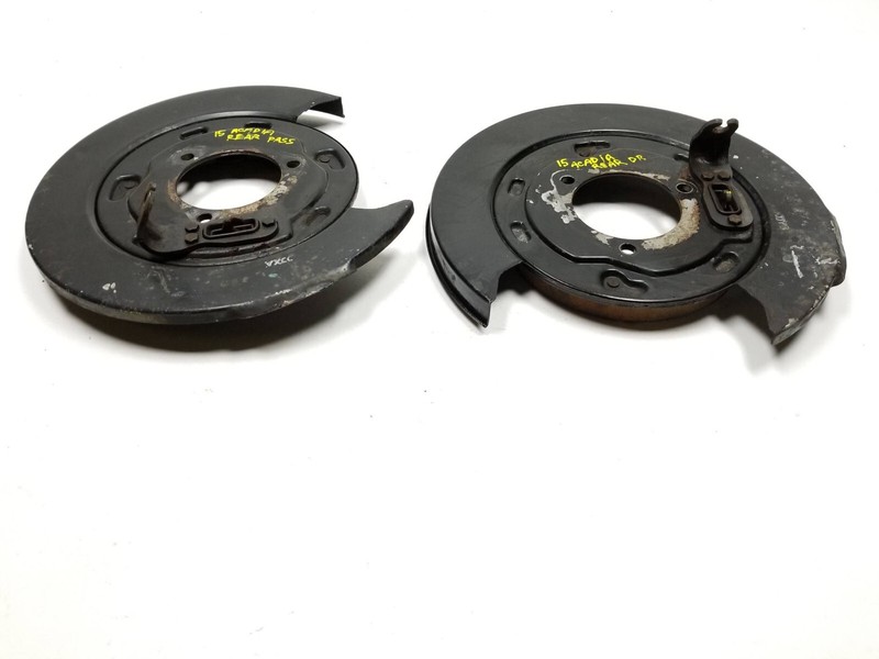 13 14 15 16 GMC Acadia Rear Brake Disc Rotor Guard Left & Right Pair OEM gallery