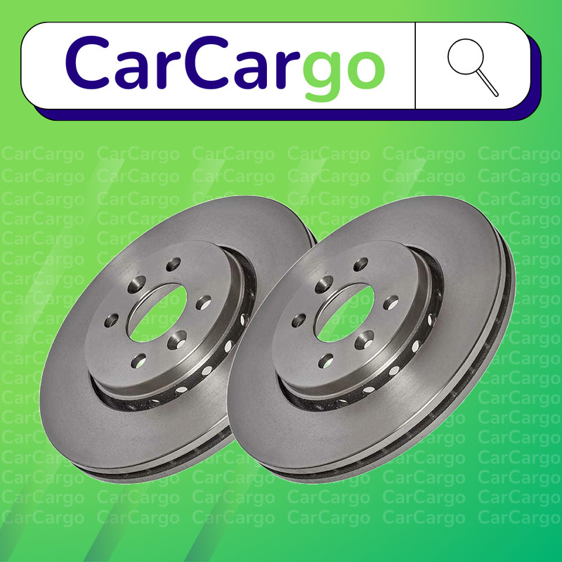 Vented Front Brake Discs Renault Megane 2.0 16V Turbo 2004-2009 280 mm