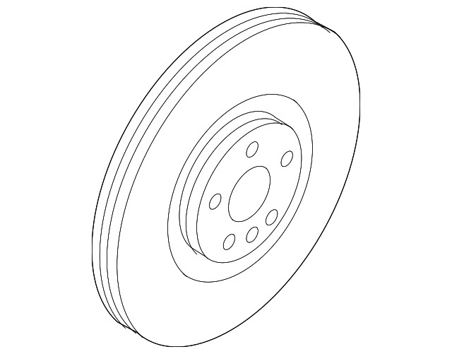Genuine Volvo Disc Brake Rotor 32424717