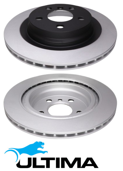 REAR VENTED DISC BRAKE ROTORS FOR BMW X SERIES X1 B47C20A 2.0L I4 SUITS 140KW