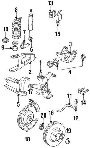 Genuine Ford F Series 1995-1997 Front Disc Brake Rotor Assembly YC3Z-1V102-BC